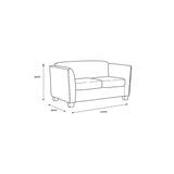 Dawson 2 Seater Sofa - Cream