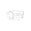 Dawson 2 Seater Sofa - Teal