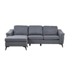 Douglas Corner Sofa-Leather Air-Grey