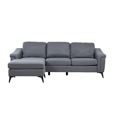Douglas Corner Sofa-Leather Air-Grey
