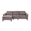 Douglas Corner Sofa-Leather Air-Nutmeg