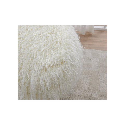 Faux Sheepskin Bean Bag