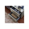 Frenso 2 Drawer Side Table-Silver