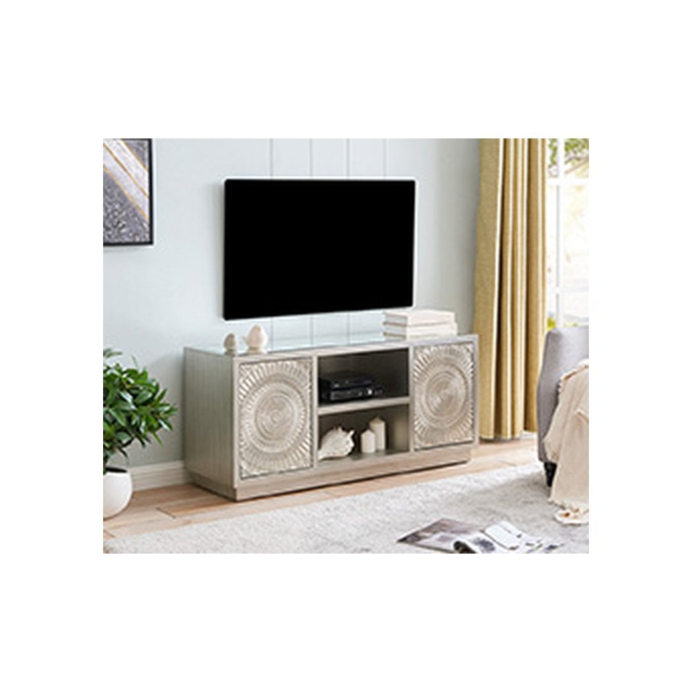 Frenso TV Unit-Silver