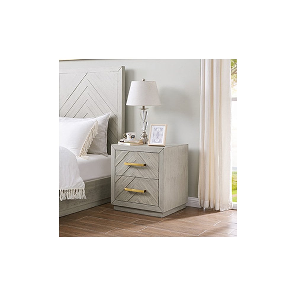 Gilroy 2 Drawer Side Table