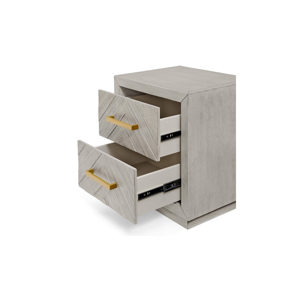 Gilroy 2 Drawer Side Table