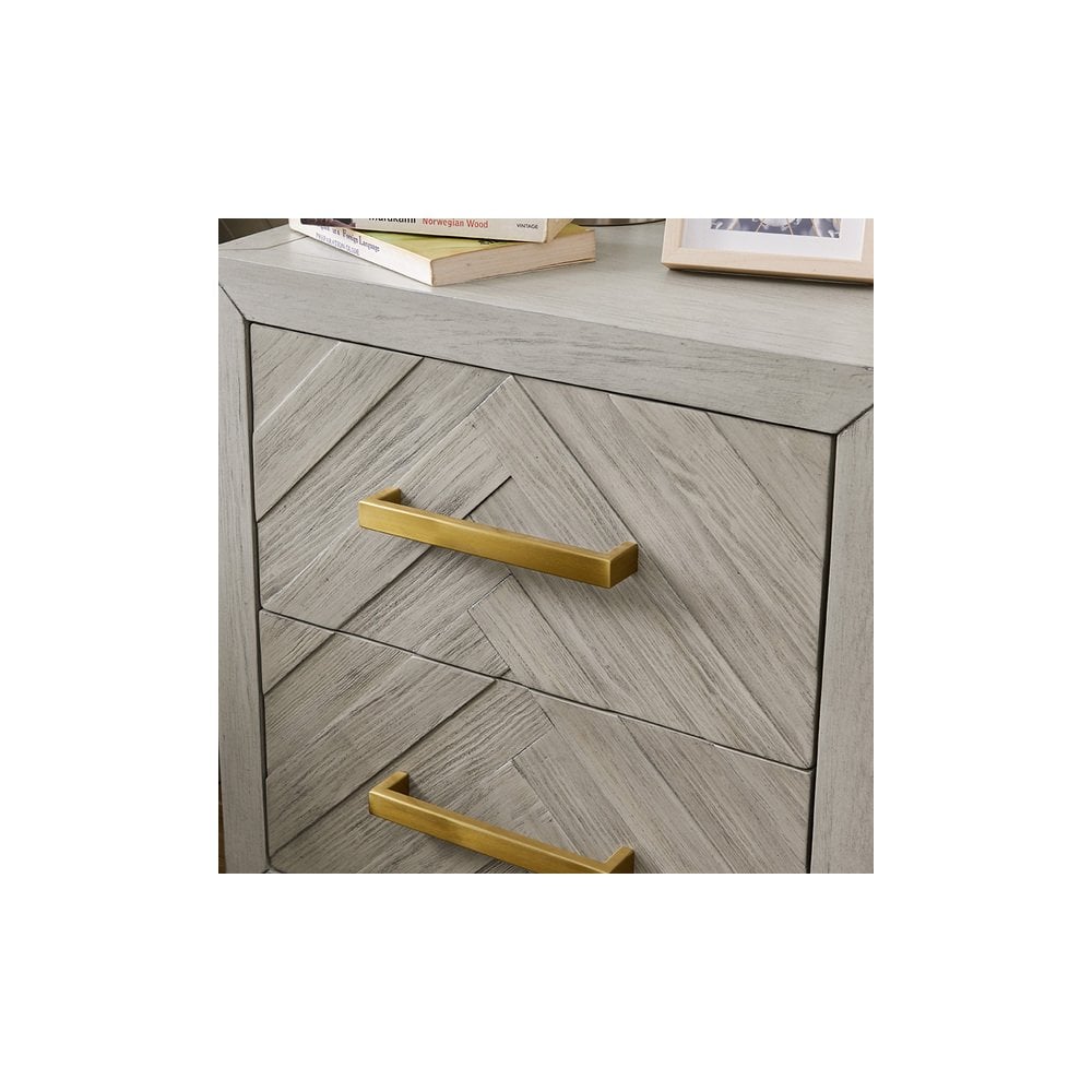Gilroy 2 Drawer Side Table