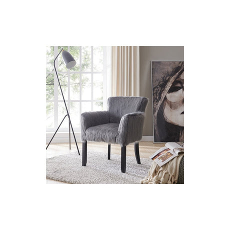 Heavy Shag Faux Sheepskin Tub Chair