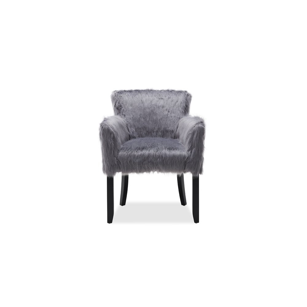 Heavy Shag Faux Sheepskin Tub Chair