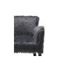 Heavy Shag Faux Sheepskin Tub Chair