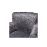 Heavy Shag Faux Sheepskin Tub Chair