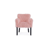 Heavy Shag Faux Sheepskin Tub Chair
