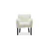 Heavy Shag Faux Sheepskin Tub Chair