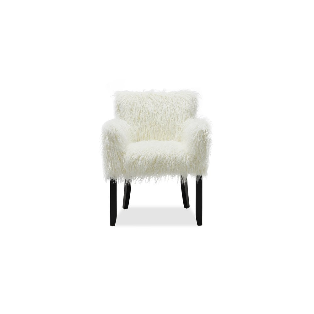 Heavy Shag Faux Sheepskin Tub Chair