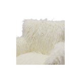 Heavy Shag Faux Sheepskin Tub Chair