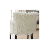 Heavy Shag Faux Sheepskin Tub Chair