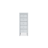 Hollywood 5 Drawer Tallboy-White