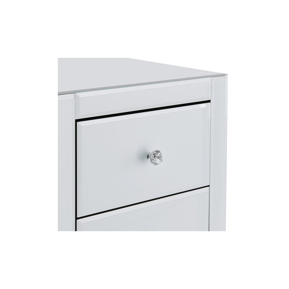 Hollywood 5 Drawer Tallboy-White