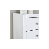 Hollywood 5 Drawer Tallboy-White