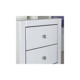Hollywood 5 Drawer Tallboy-White