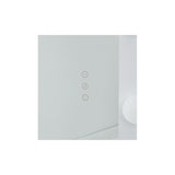 Hollywood Floor Mirror White with Bluetooth Speaker
