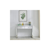 Hollywood Glass 2 Drawer Console Table