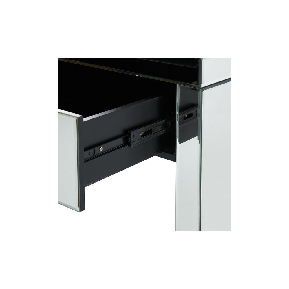Hollywood Glass 2 Drawer Console Table
