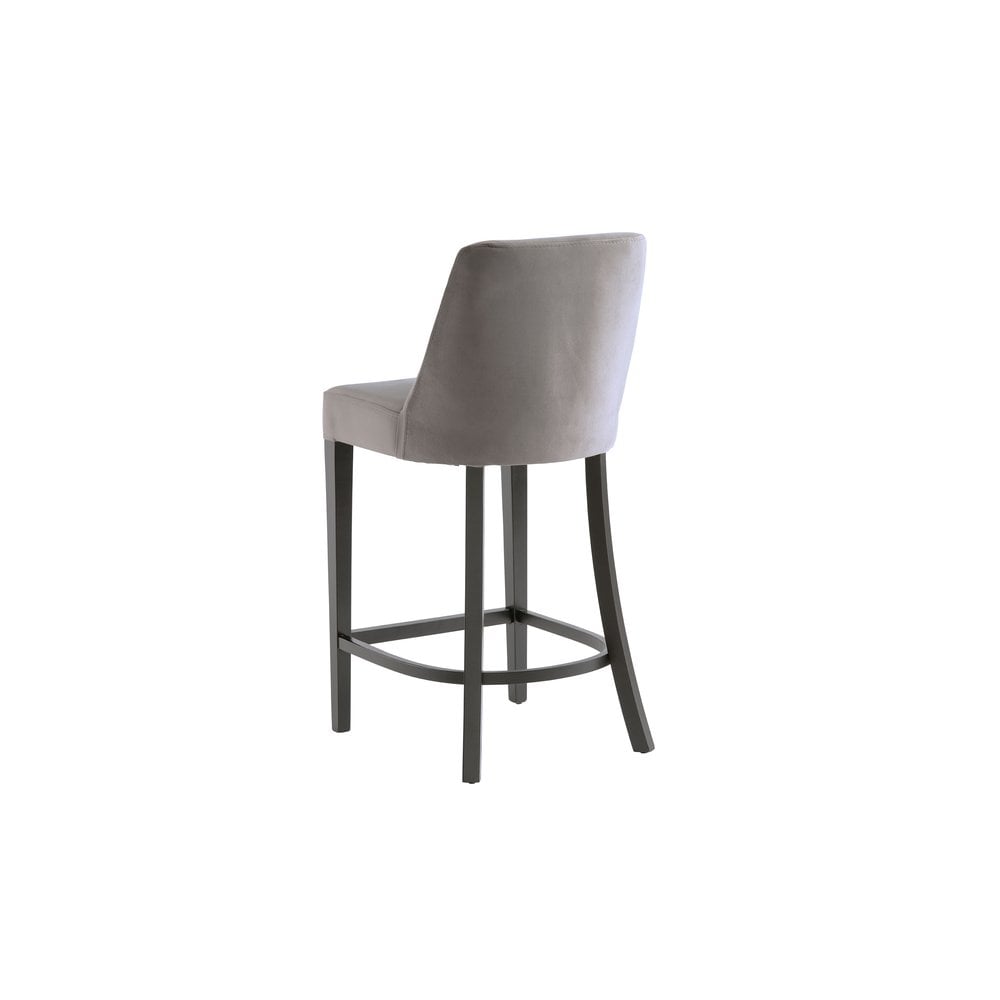 Izmir Barstool - Grey Velvet