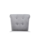Knocker Back Breakfast Bar Stool Silver