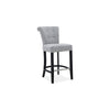 Knocker Back Breakfast Bar Stool Silver (Set of 3)
