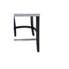 Knocker Back Breakfast Bar Stool Silver (Set of 3)