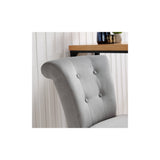 Knocker Back Breakfast Bar Stool Silver (Set of 3)