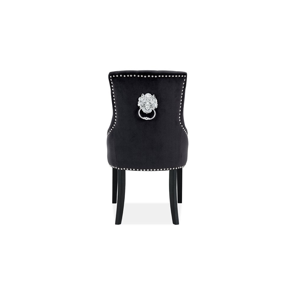 Lion Dining Chair Black