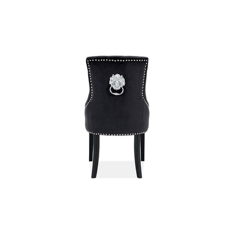 Lion Dining Chair Black