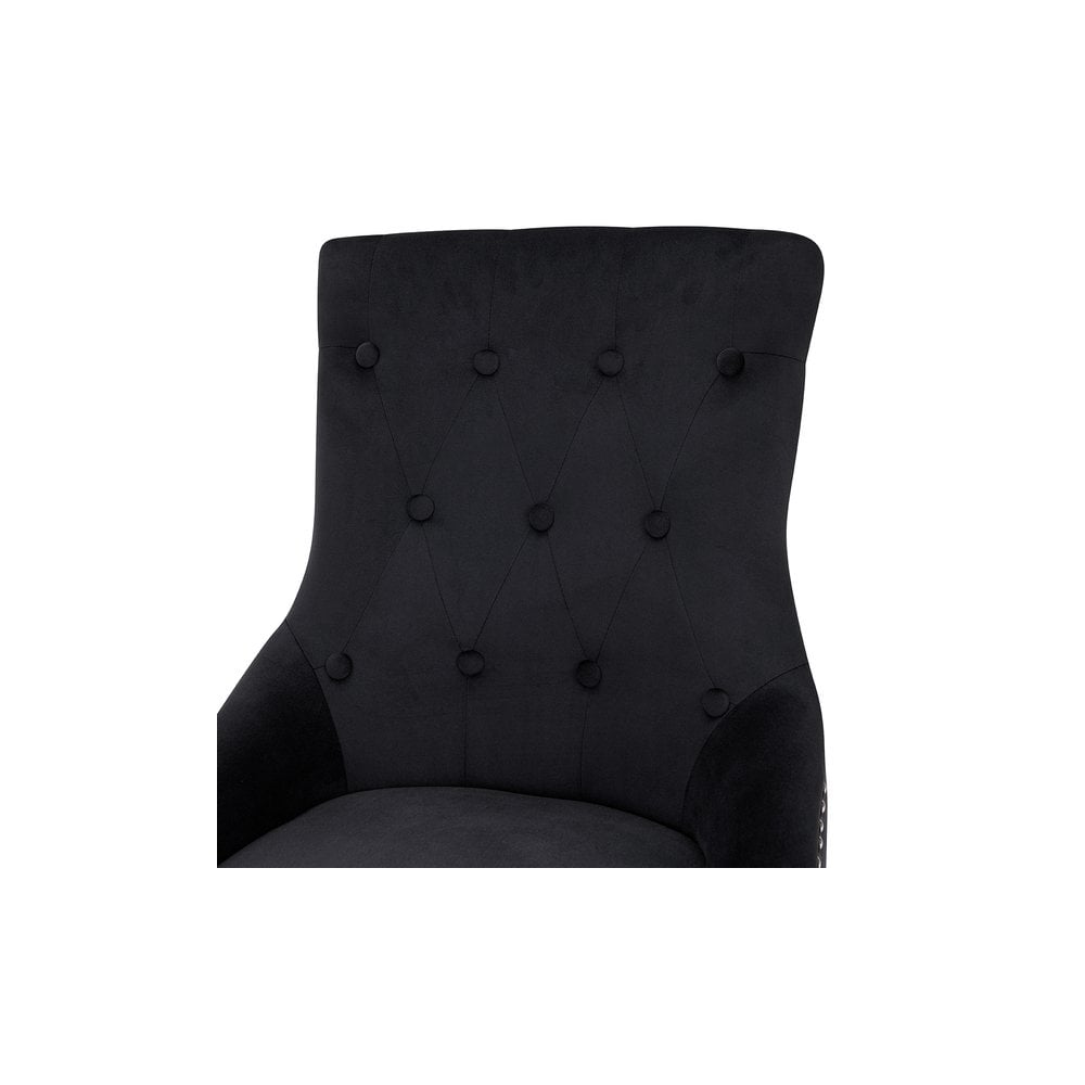 Lion Dining Chair Black
