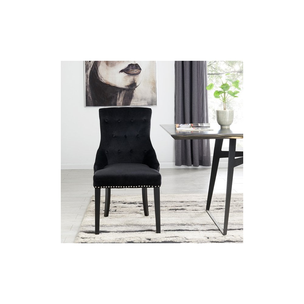 Lion Dining Chair Black