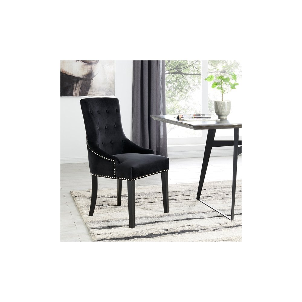 Lion Dining Chair Black