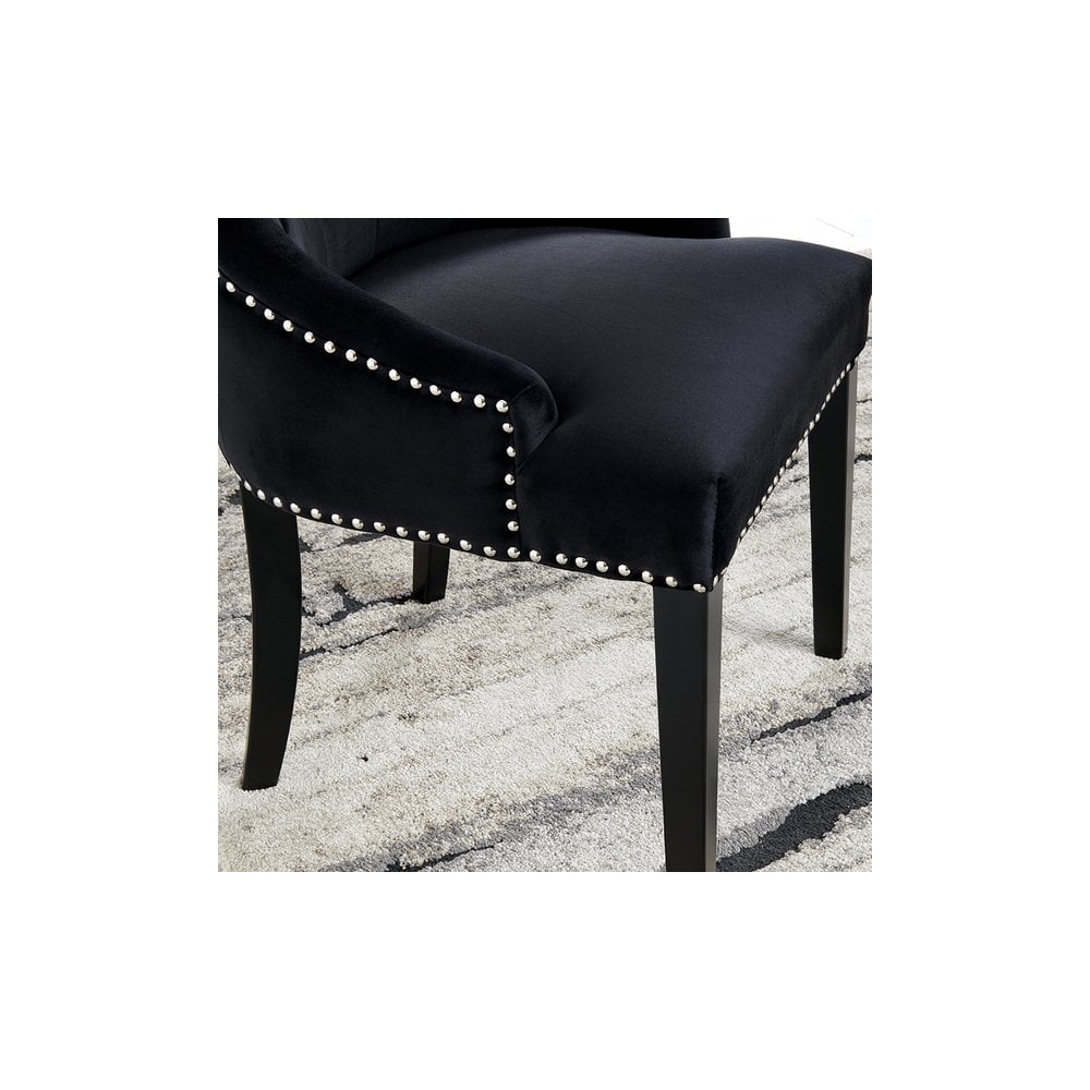 Lion Dining Chair Black