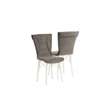 Lukas Chair - Charcoal/White (Set of 2)