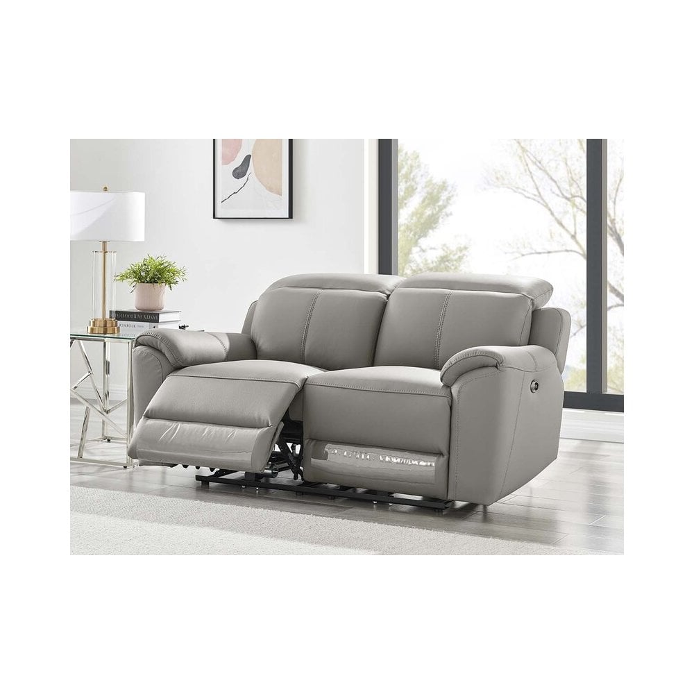 Madrid 2 Seater Electric Recliner - Charcoal