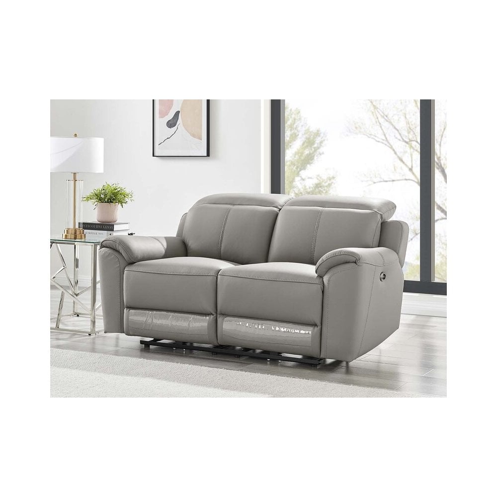 Madrid 2 Seater Electric Recliner - Charcoal