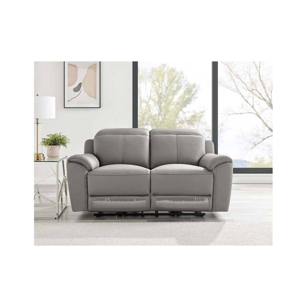 Madrid 2 Seater Electric Recliner - Charcoal