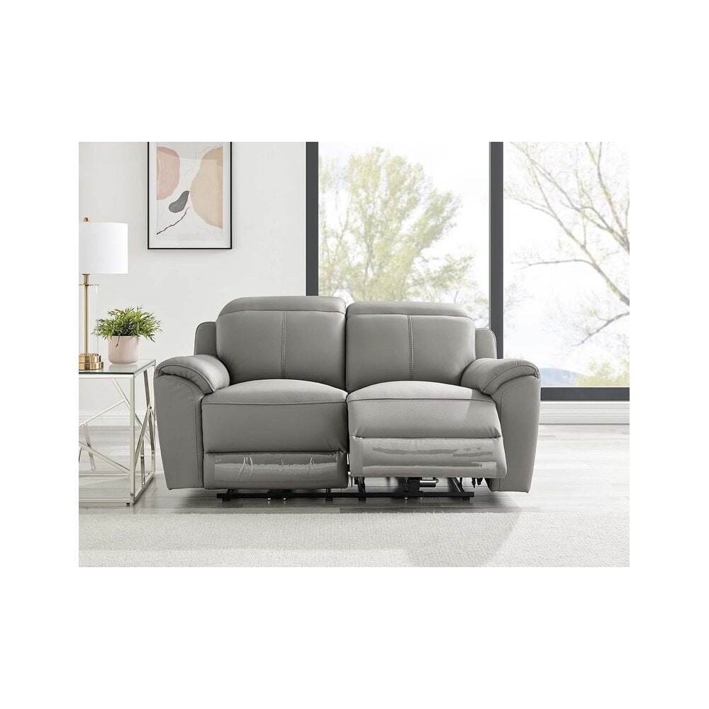 Madrid 2 Seater Electric Recliner - Charcoal