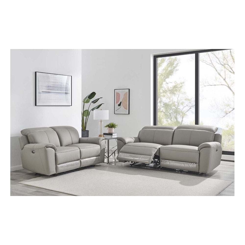 Madrid 2 Seater Electric Recliner - Charcoal