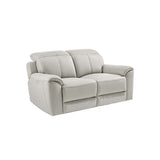 Madrid 2 Seater Fixed Sofa - Light Grey