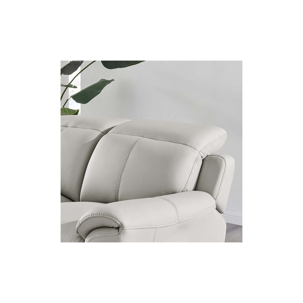 Madrid 2 Seater Fixed Sofa - Light Grey