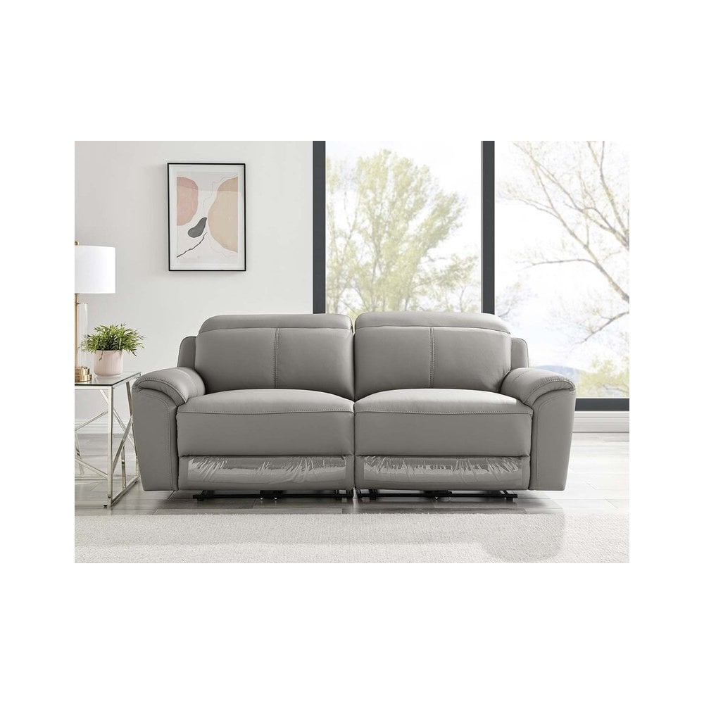 Madrid 3 Seater Electric Recliner - Charcoal