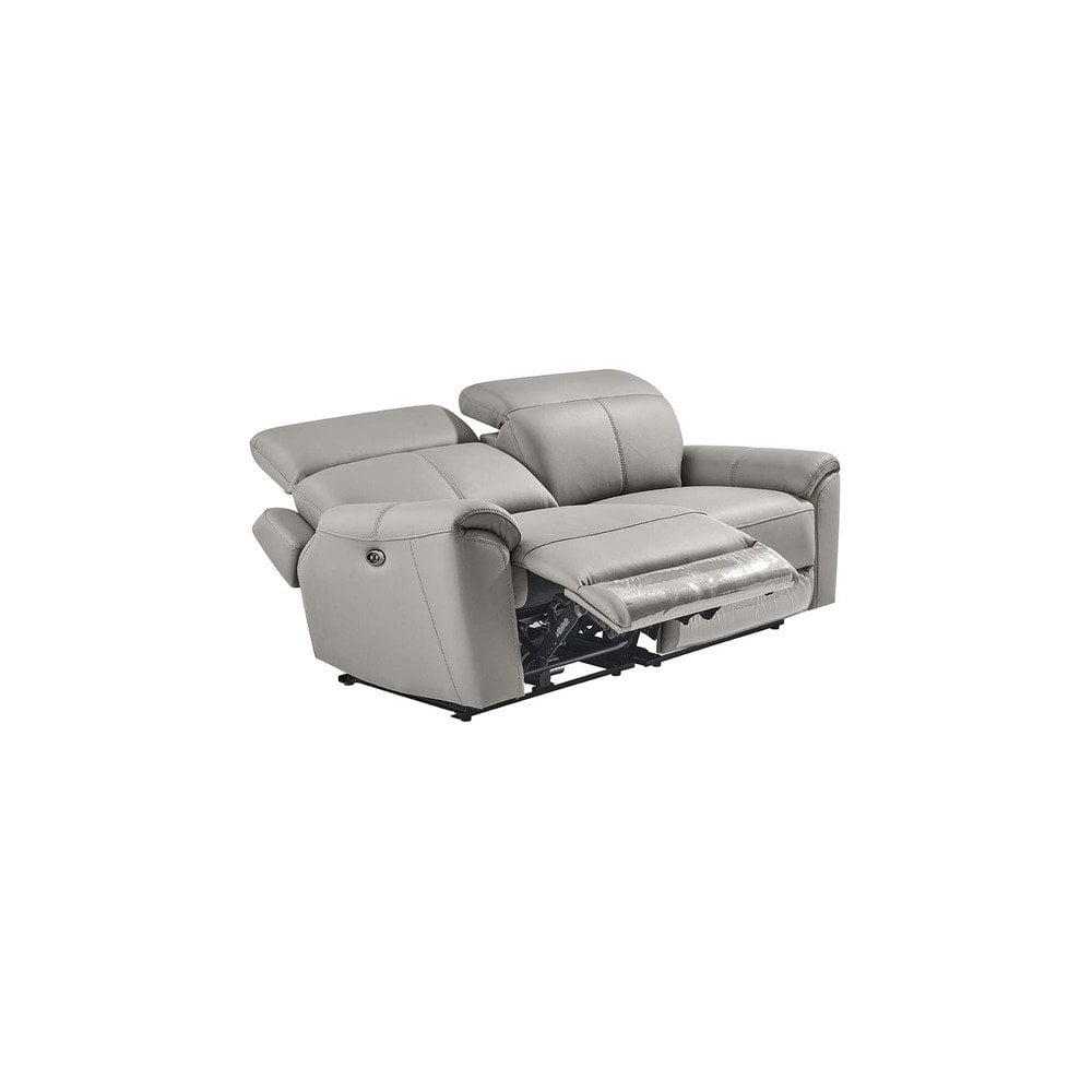 Madrid 3 Seater Electric Recliner - Charcoal