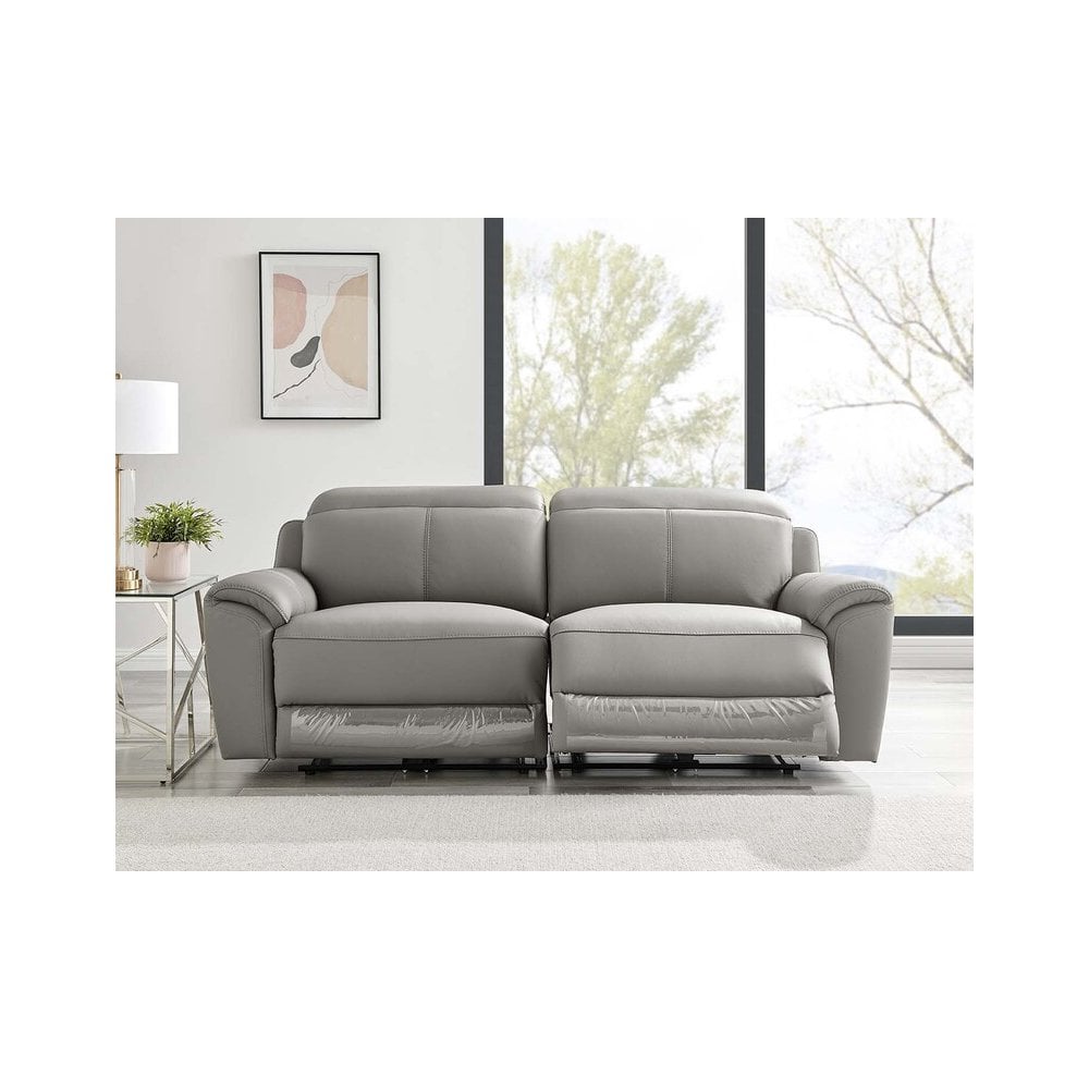 Madrid 3 Seater Electric Recliner - Charcoal