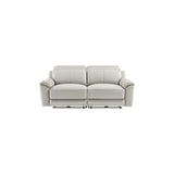 Madrid 3 Seater Electric Recliner - Light Grey